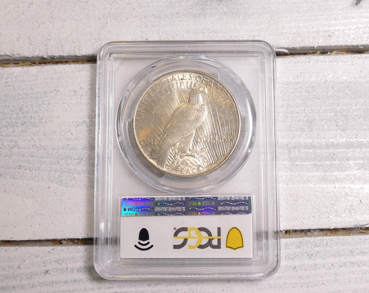 US 1923-S $1 PEACE DOLLAR MS62