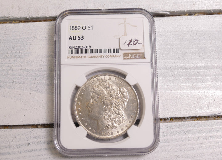 US 1889-O MORGAN DOLLAR AU53