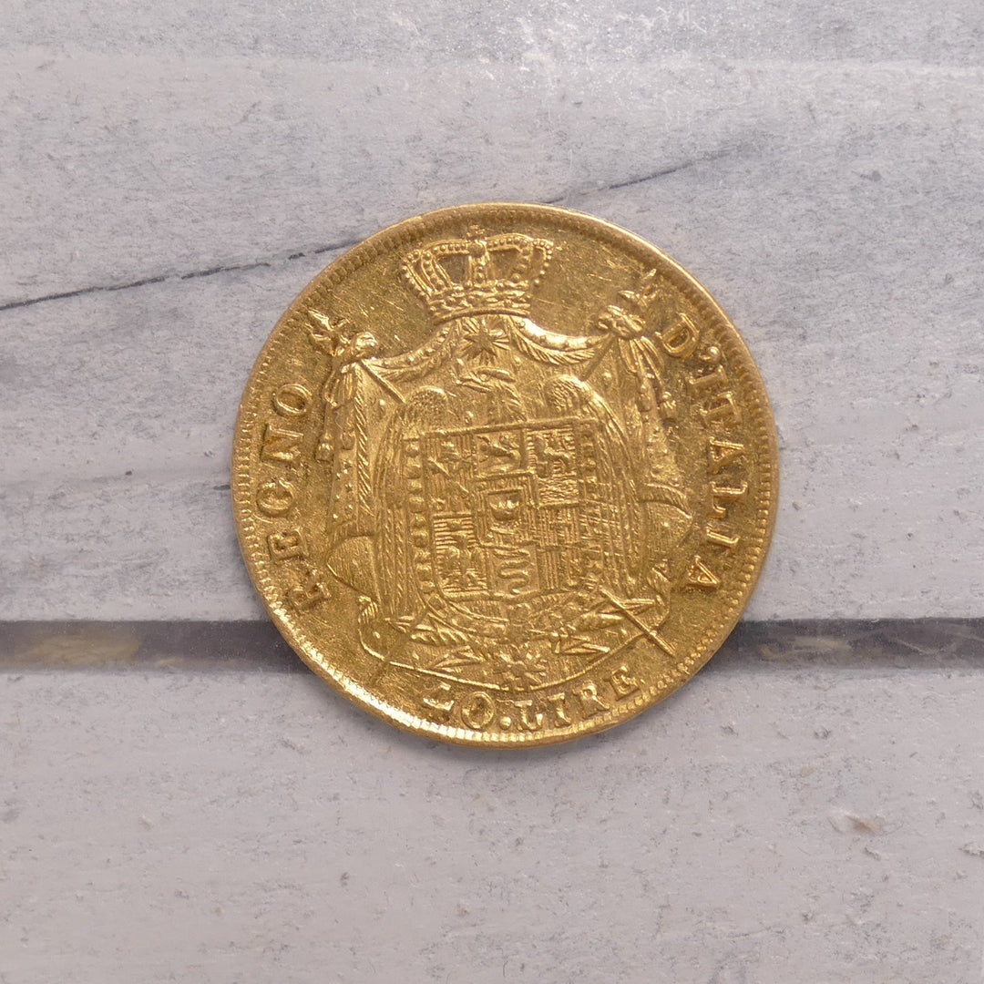 ITALY 1810 40 Lire Mint of Milan
