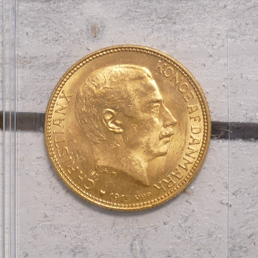 Denmark 1915 20 kroner Royal Danish Mint