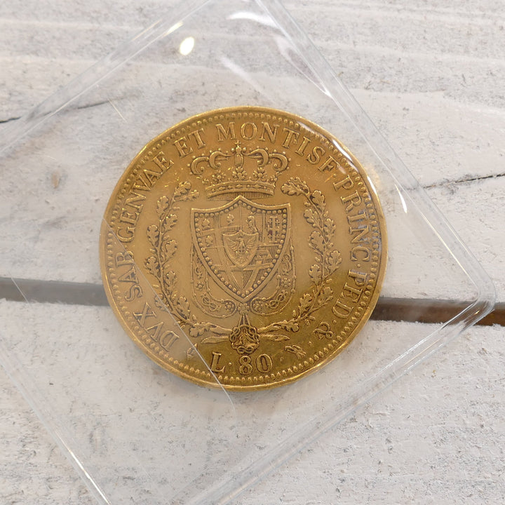 Sardinia 1826 80 lire
