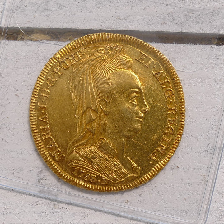 Brazil 1788  6400 Reis Rio de Janeiro Mint