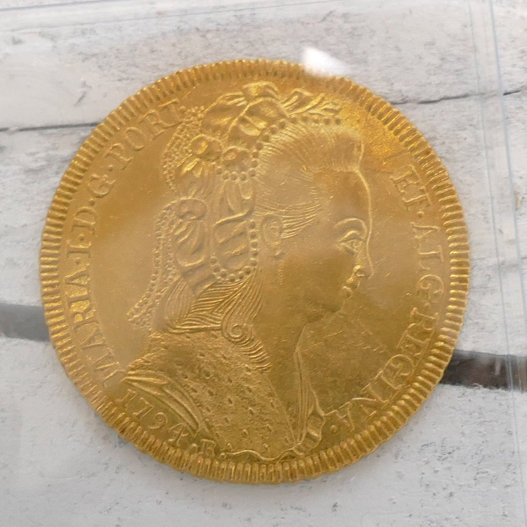 Brazil 1794 6400 reis Rio de Janeiro Mint