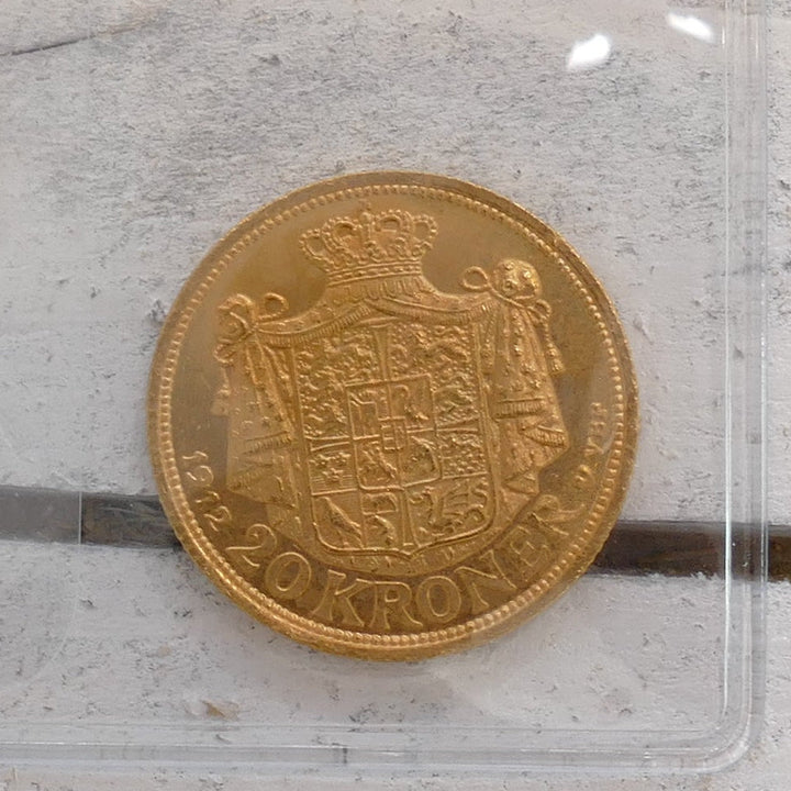 Denmark 1912 20 kroner Royal Danish Mint