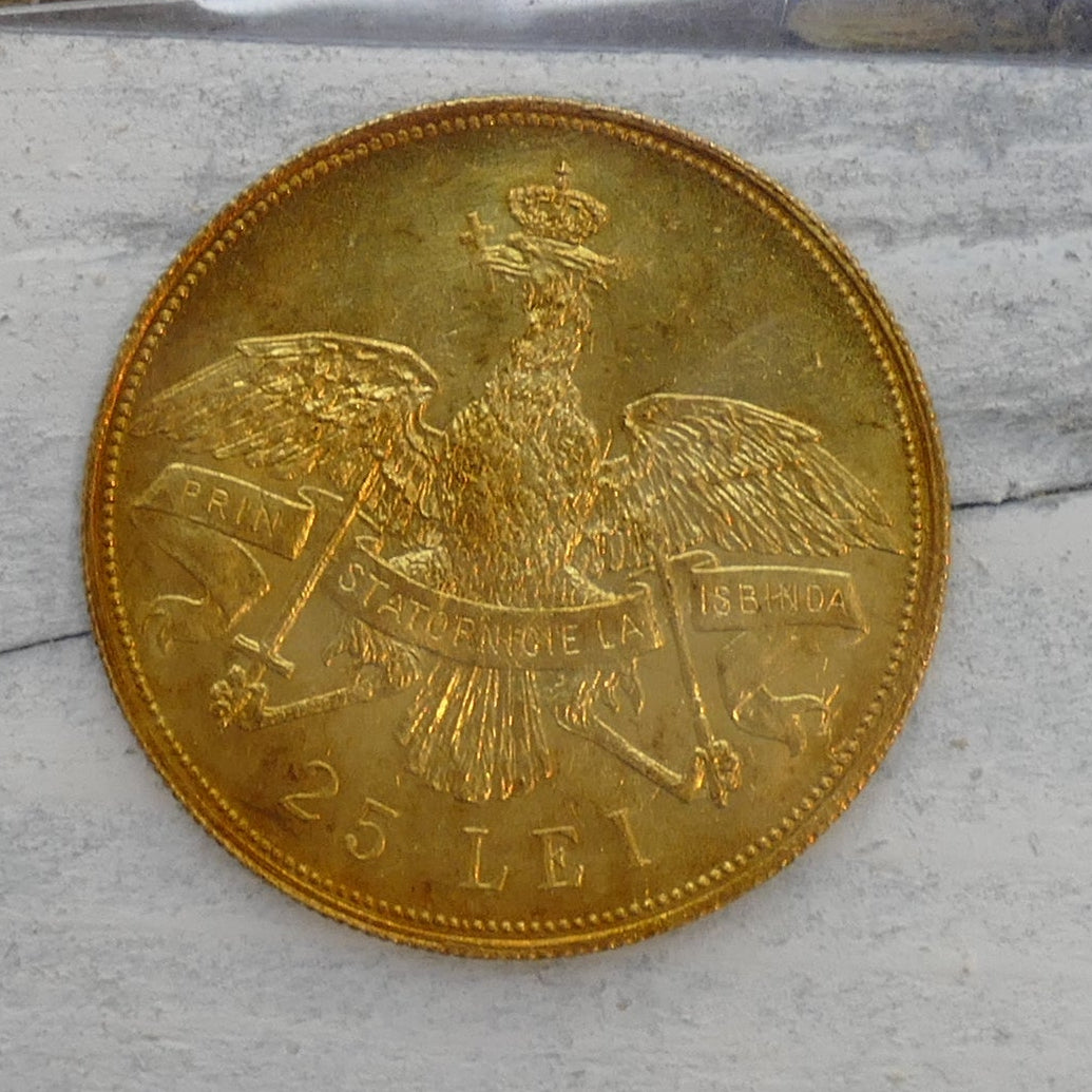 ROMANIA 1906 25 LEI
