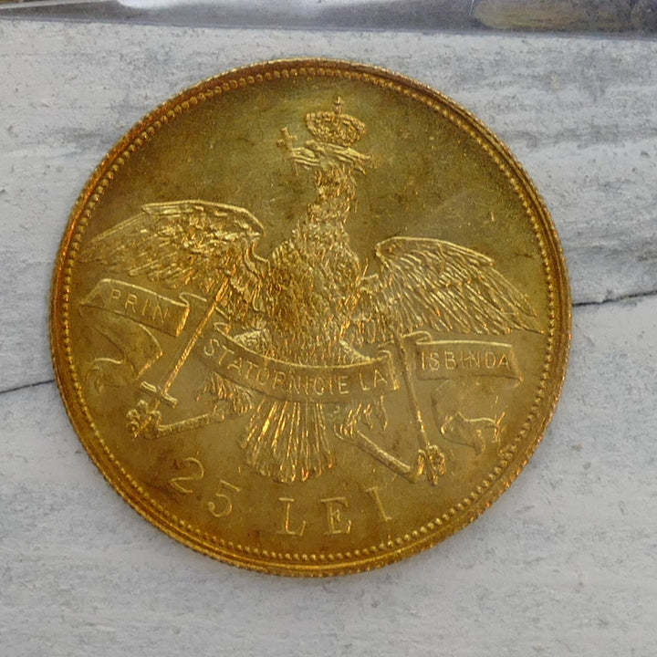 ROMANIA 1906 25 LEI