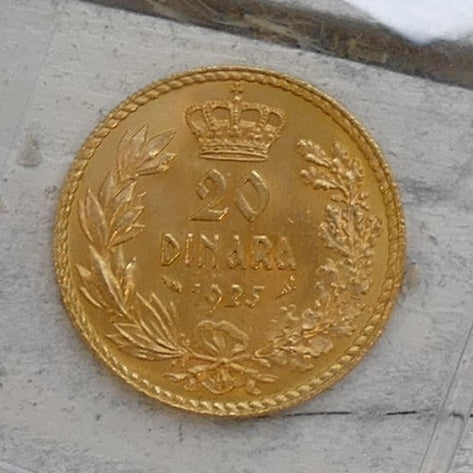 Yugoslavia 1925 20 Dinara