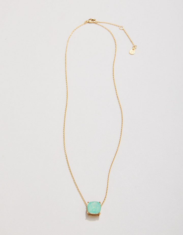 Spartina - - Gold Plated Be Marry Crystal Necklace 16-18"
