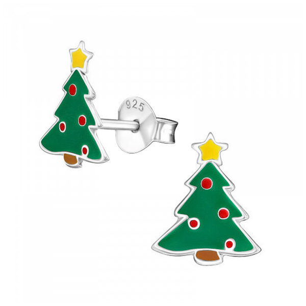 SS Christmas Tree Earring
