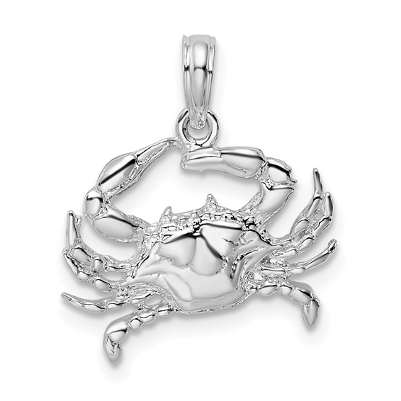 Sterling Silver Rhodium-Plated