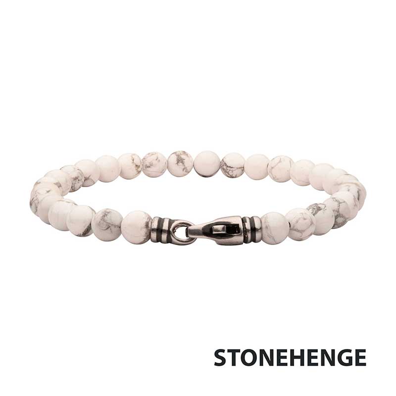 6mm Howlite Stone Bead Bracele