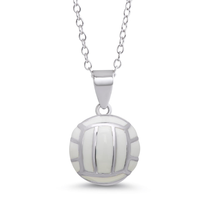 3D VOLLEYBALL NECKLACE