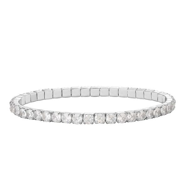 Stretch Tennis Bracelet - Whit