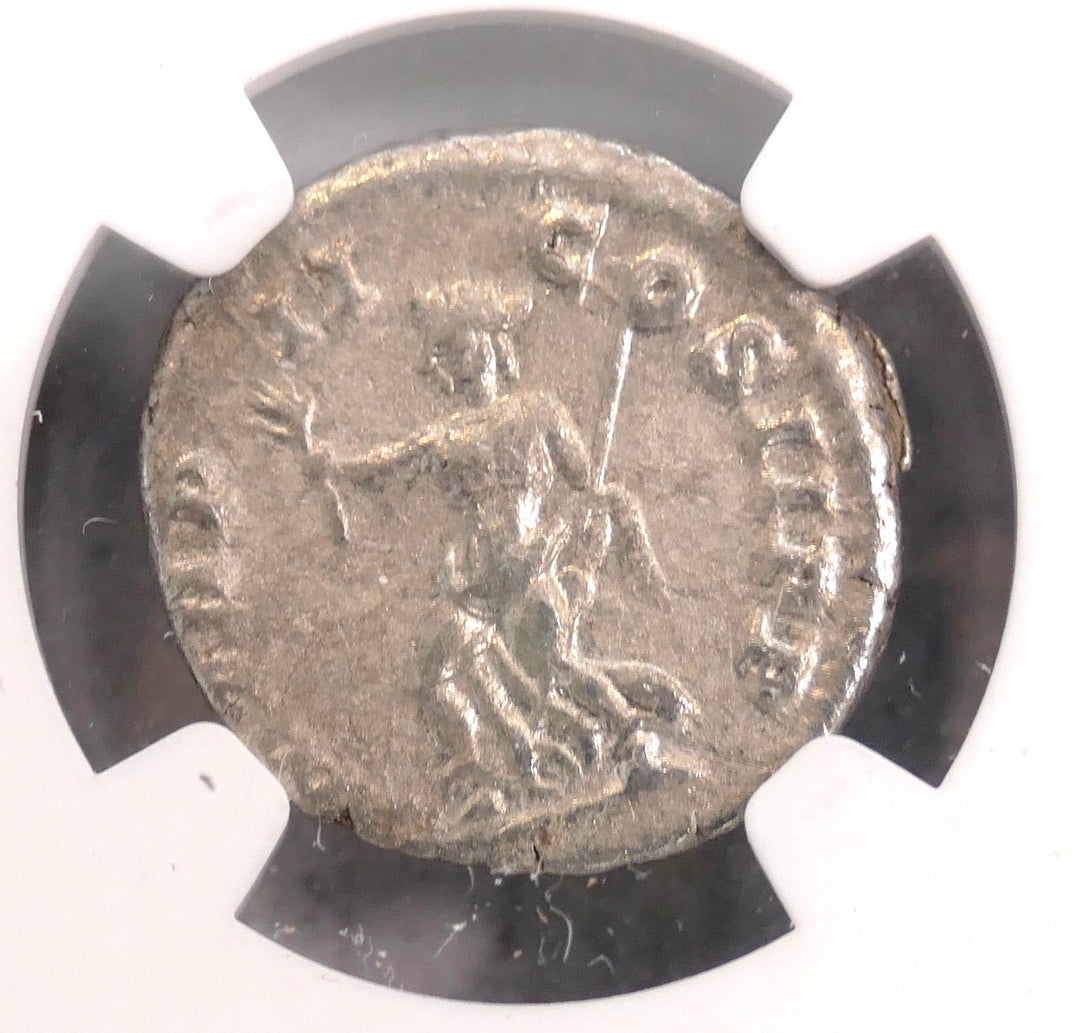 ROMAN EMPIRE 218-222 AD AR DENARIUS