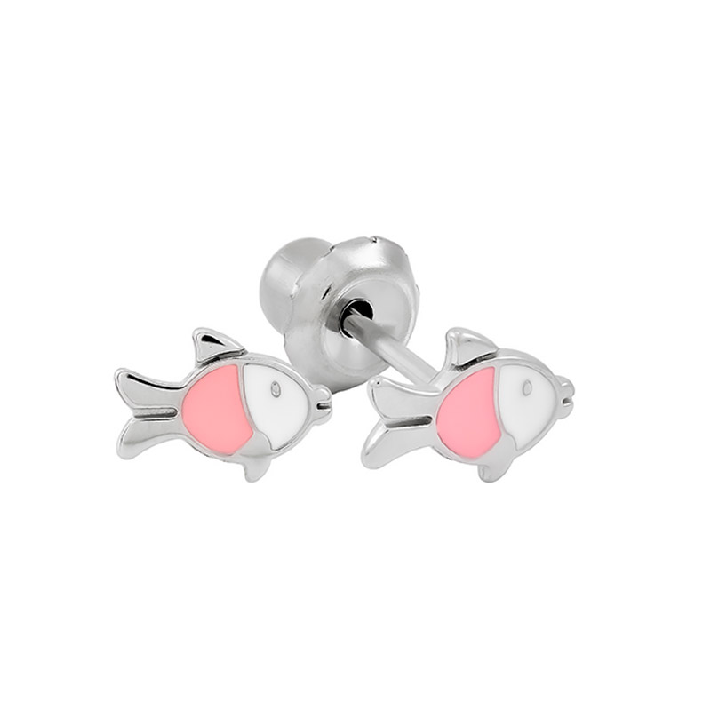 SS 6MM PINK + WHITE FISH
