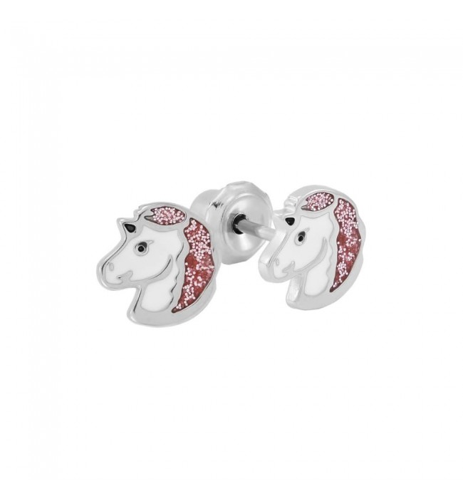 6mm Unicorn with White/Pink Gl
