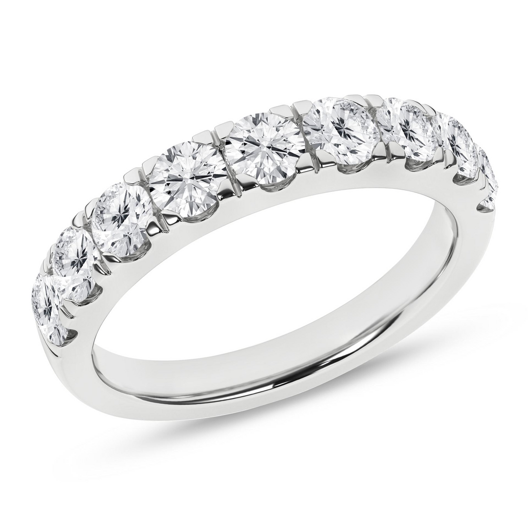 14k White Gold 1.50ctw Lab Grown Diamond Band Ring