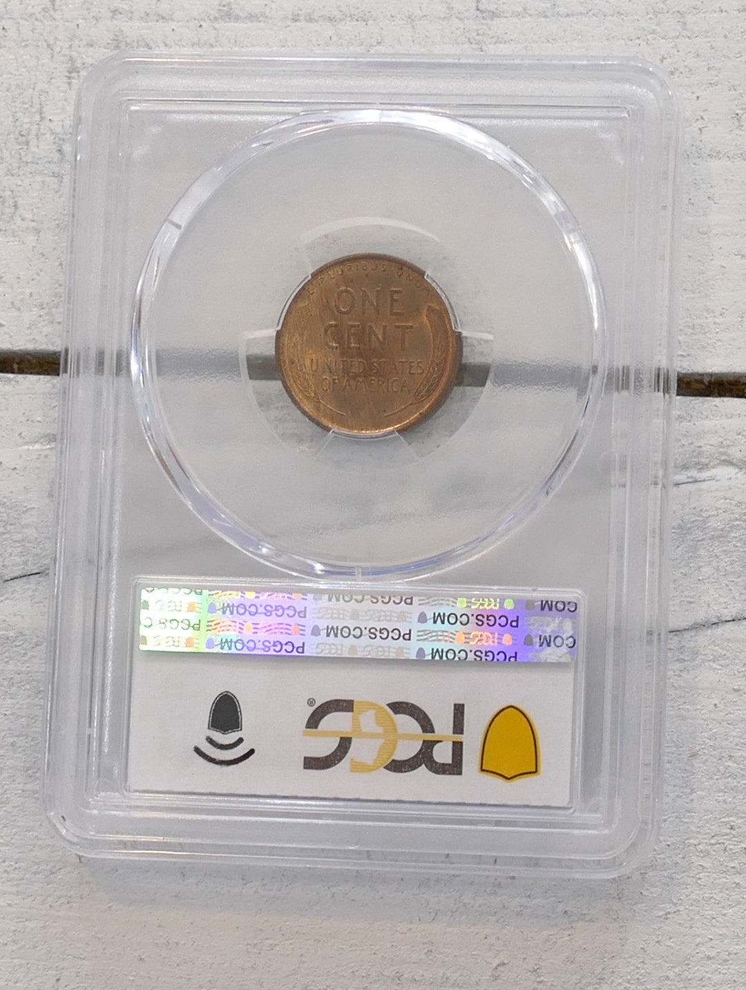 US 1909 PENNY S/HORIZONTAL S MINT MS65RB