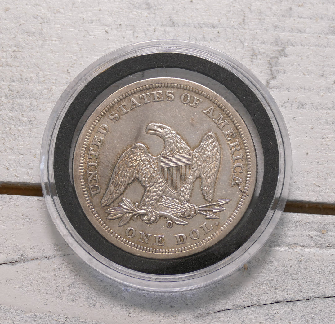 US 1859 SEATED LIBERTY DOLLER NEW ORLEANS MINT