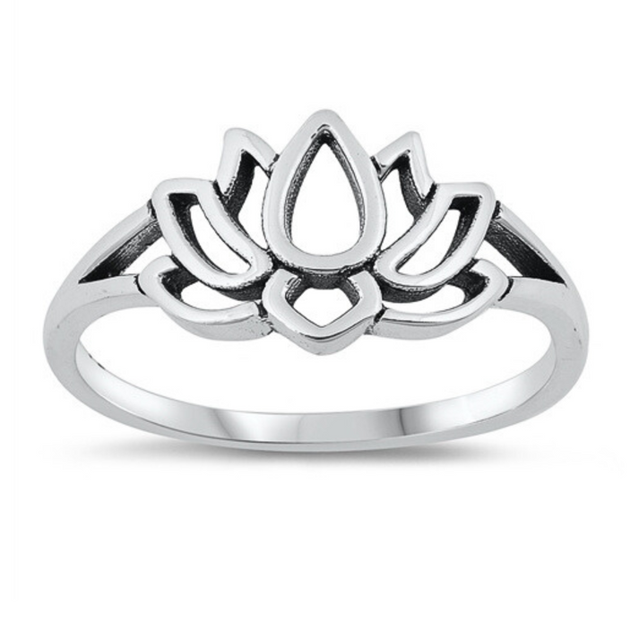 SS  Lotus Flower Ring 7