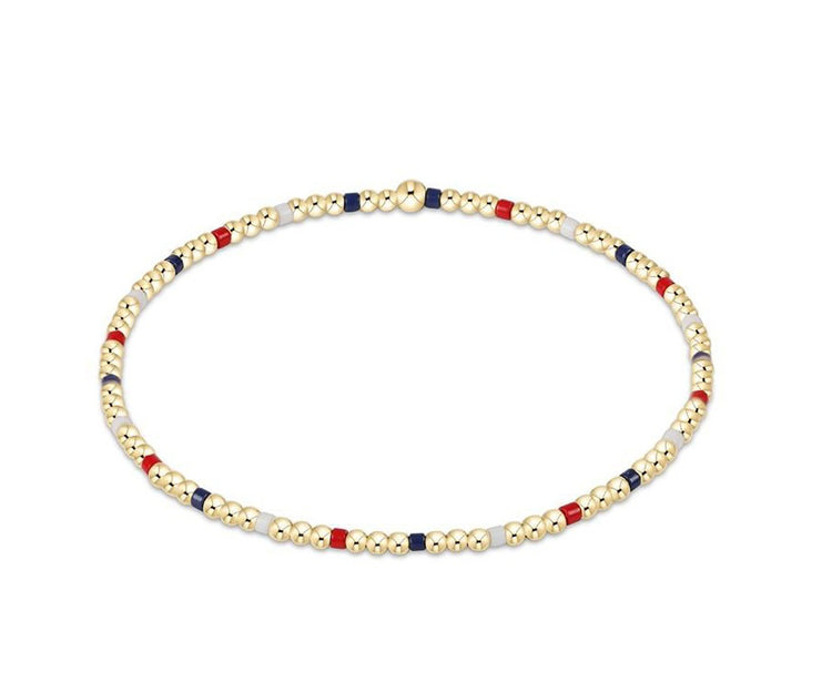 enewton - 14k gold-filled - Hope Sincerity - Firecracker 2mm Bead Bracelet