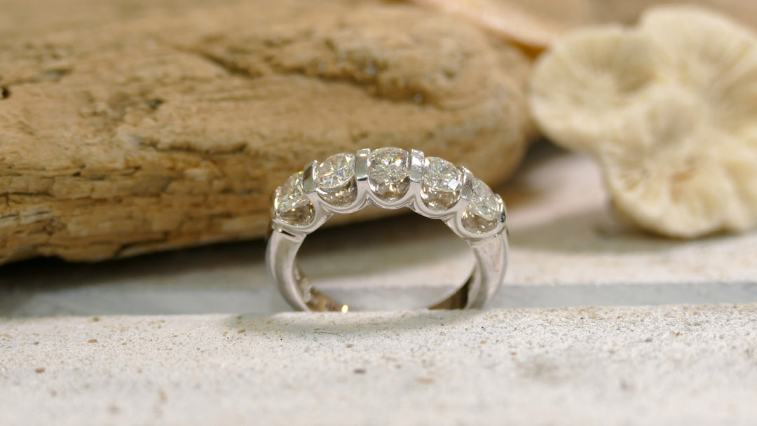 Platinum White Gold 1.52ct Diamond Ring (Size 6.5)