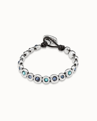 Uno de 50 - Sterling Silver - Crystal Bracelet