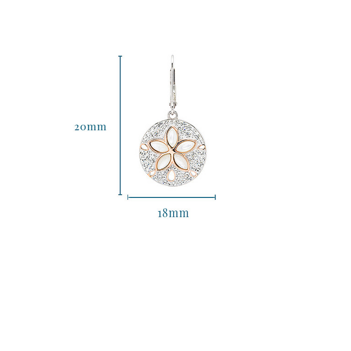 Sterling Silver White Crystal