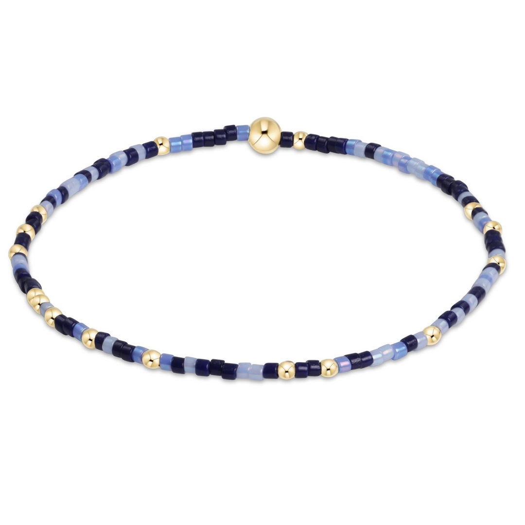 enewton - Hope Unwritten Bead Bracelet "Blue-ty Back" Gold-Filled Bracelet (Standard 6.25")