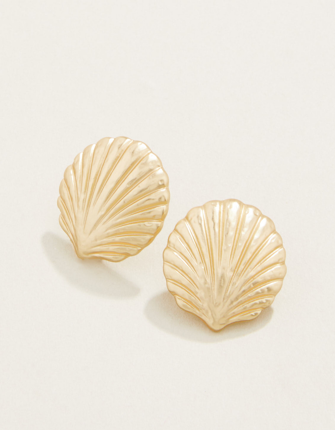 Spartina - - 18K Gold Plated "Shello" Shell Stud Earrings