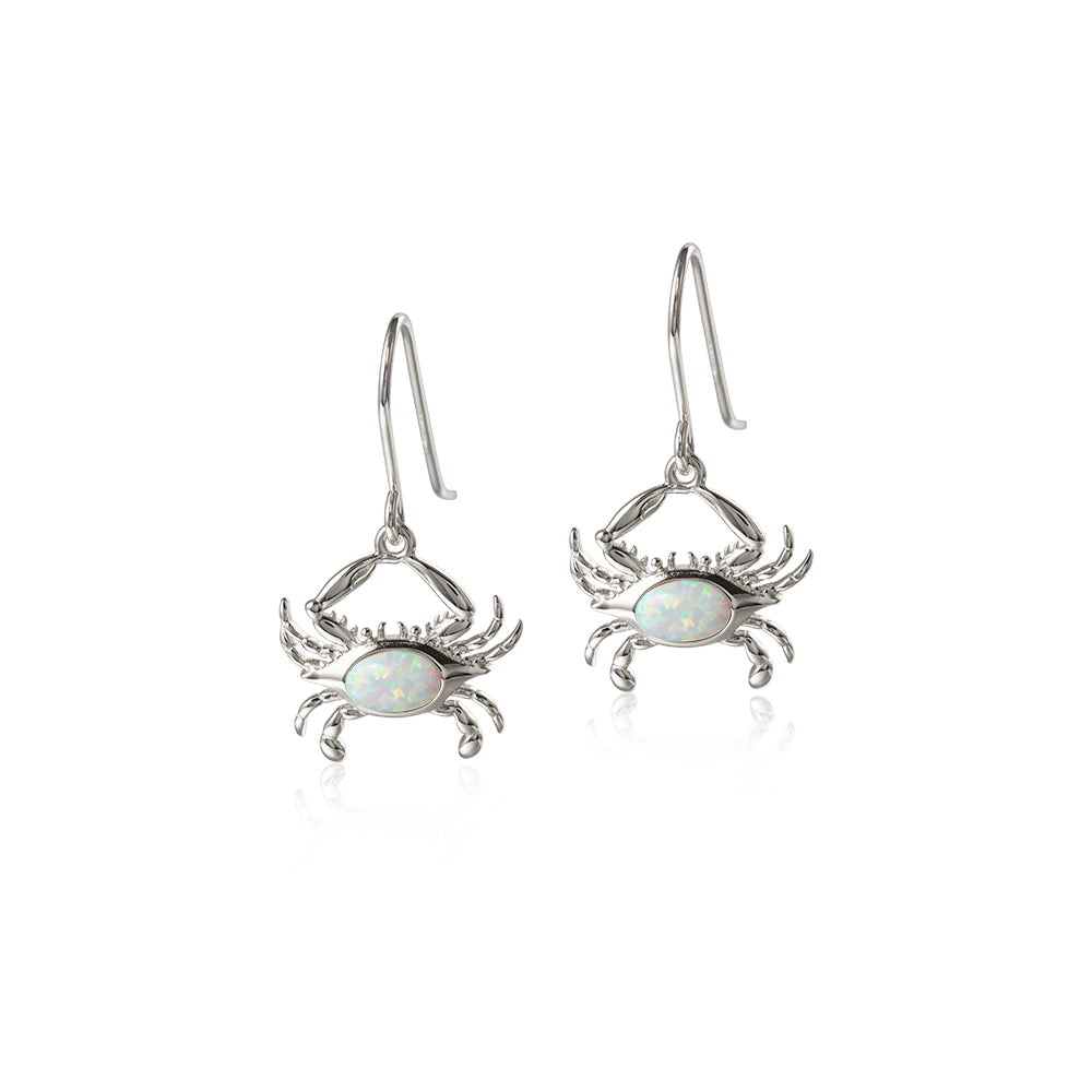 SS 925 Crab Opal Earrings