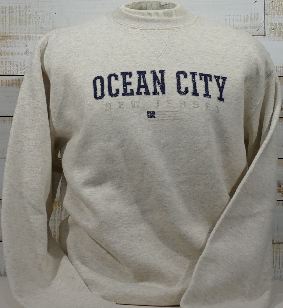 Gear - Long Sleeve Crew Neck Sweatshirt - Oatmeal (XXL)