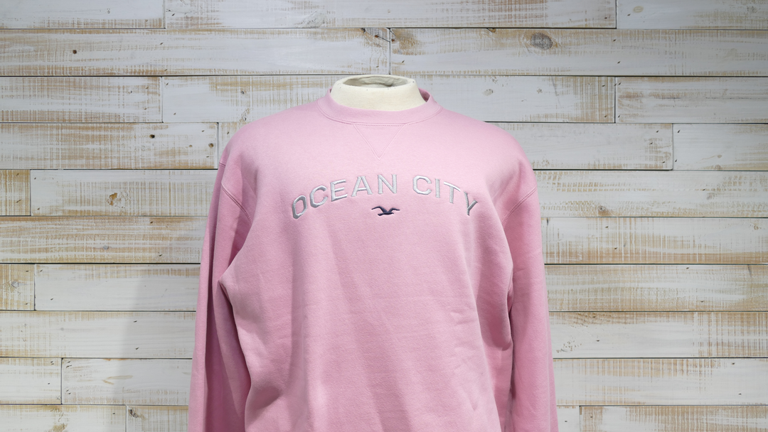 BIG COTTON TUMBLE CREW - ROSE