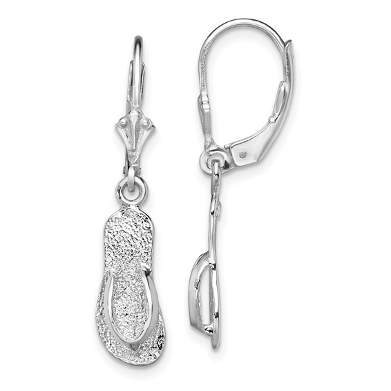 Sterling Silver Rhodium-Plated