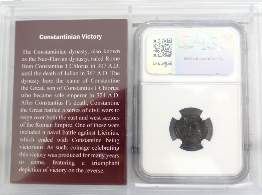 ROMAN EMPIRE 330-340 AD AE3/4 BI NUMMUS Mint