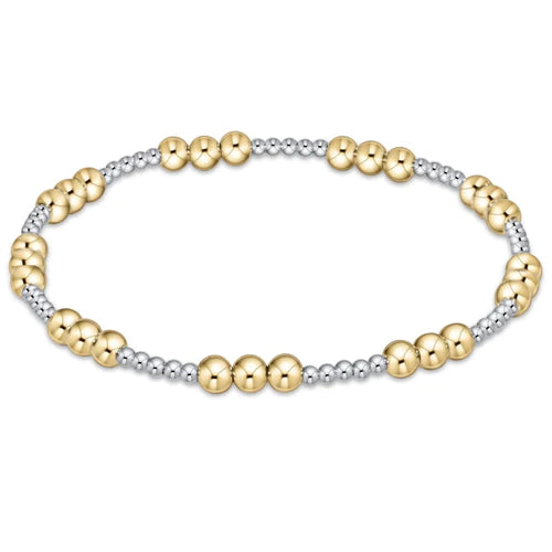 enewton - Classic Joy Pattern Classic Joy 4mm Mixed Metal Bracelet (Standard 6.25")