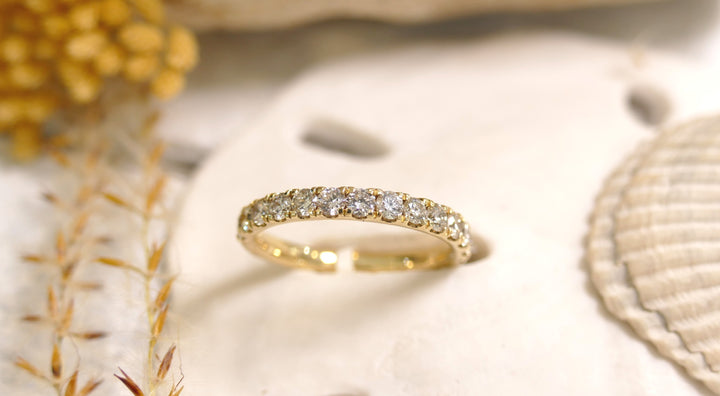 14k Yellow Gold 0.75ctw Diamond Ring (Size 6.5)