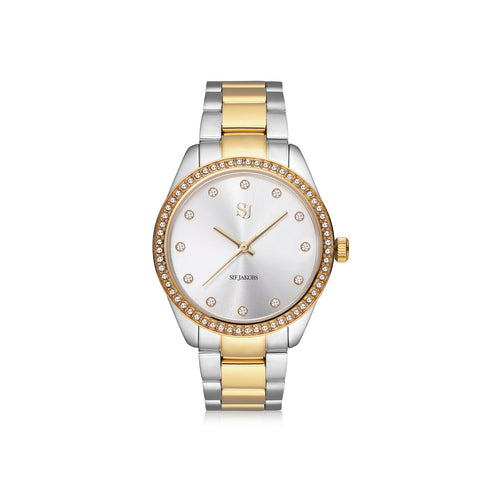 Sif Jakobs - Stainless Steel - 18K Gold Plated "Valeria" Watch