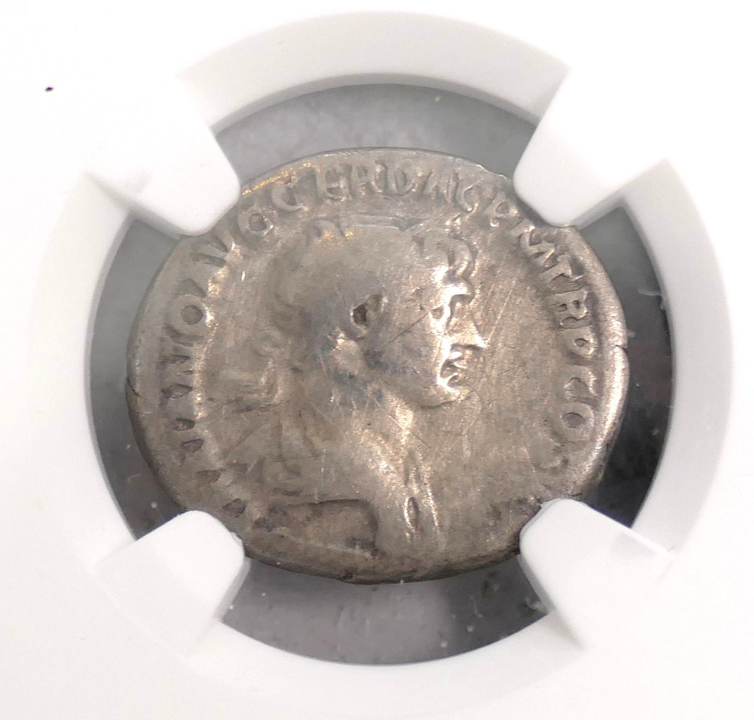 ROMAN EMPIRE 98-117 AD AR DENARIUS
