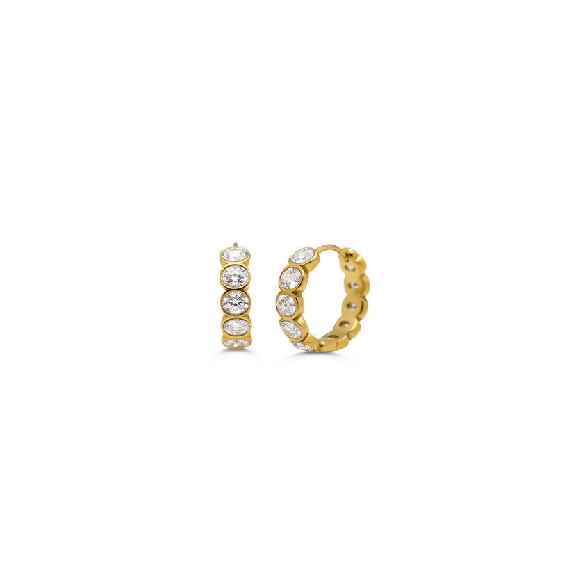 BEZEL BELOW HUGGIE GOLD