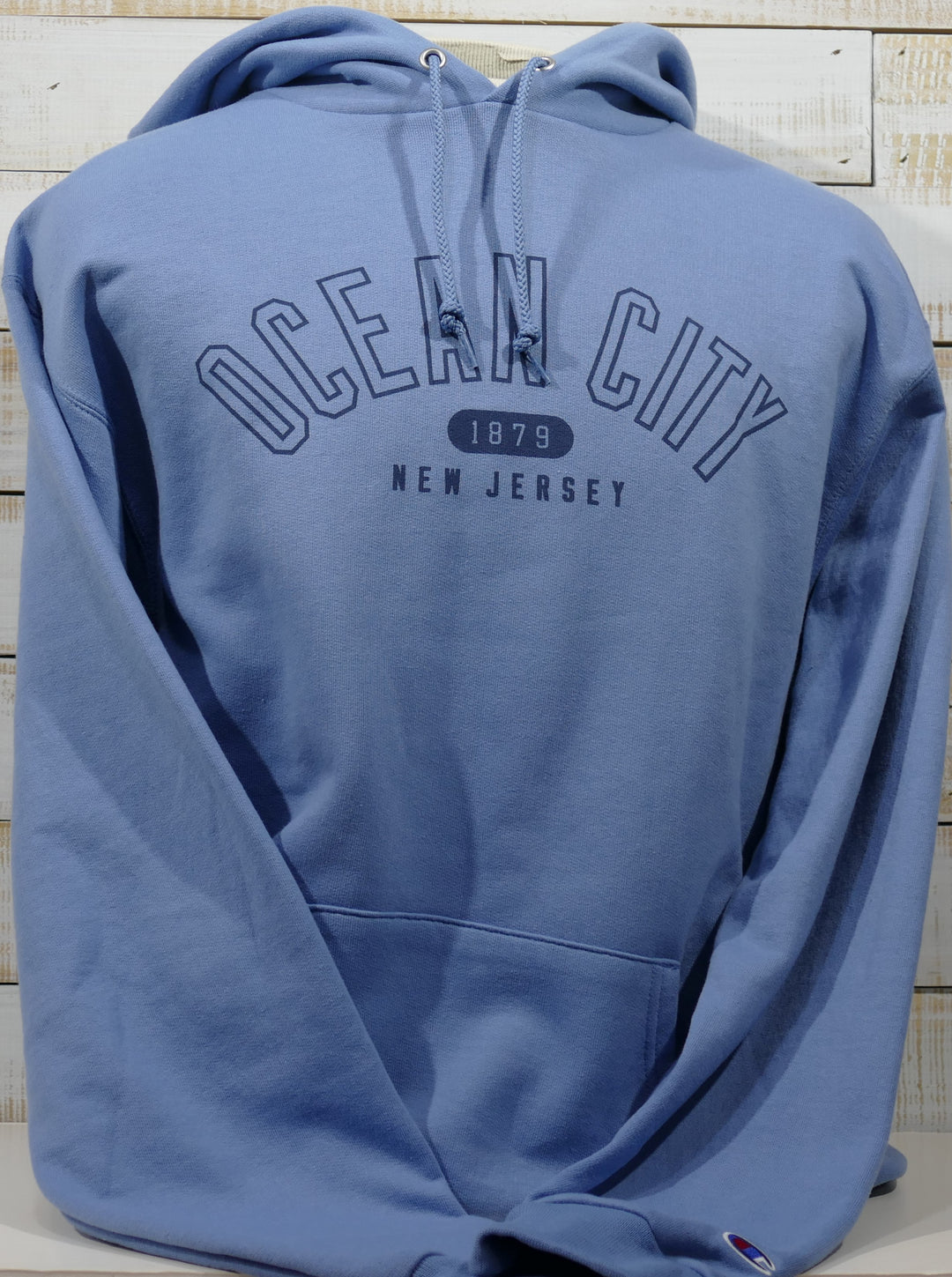 Champion - Long Sleeve Hooded Sweatshirt - Blue (XXL)