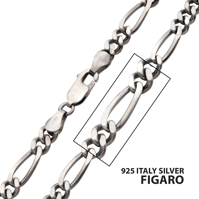 5.5mm 925 Italy Silver Black R