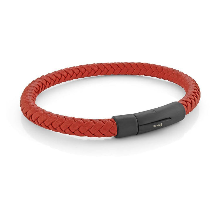 BLACK-IP S.STEEL PUSH-CLASP RE