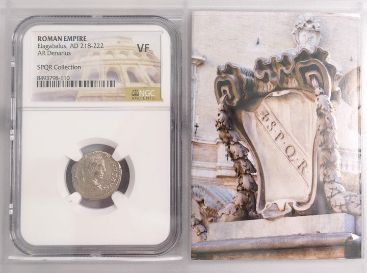 ROMAN EMPIRE 218-222 AD AR DENARIUS
