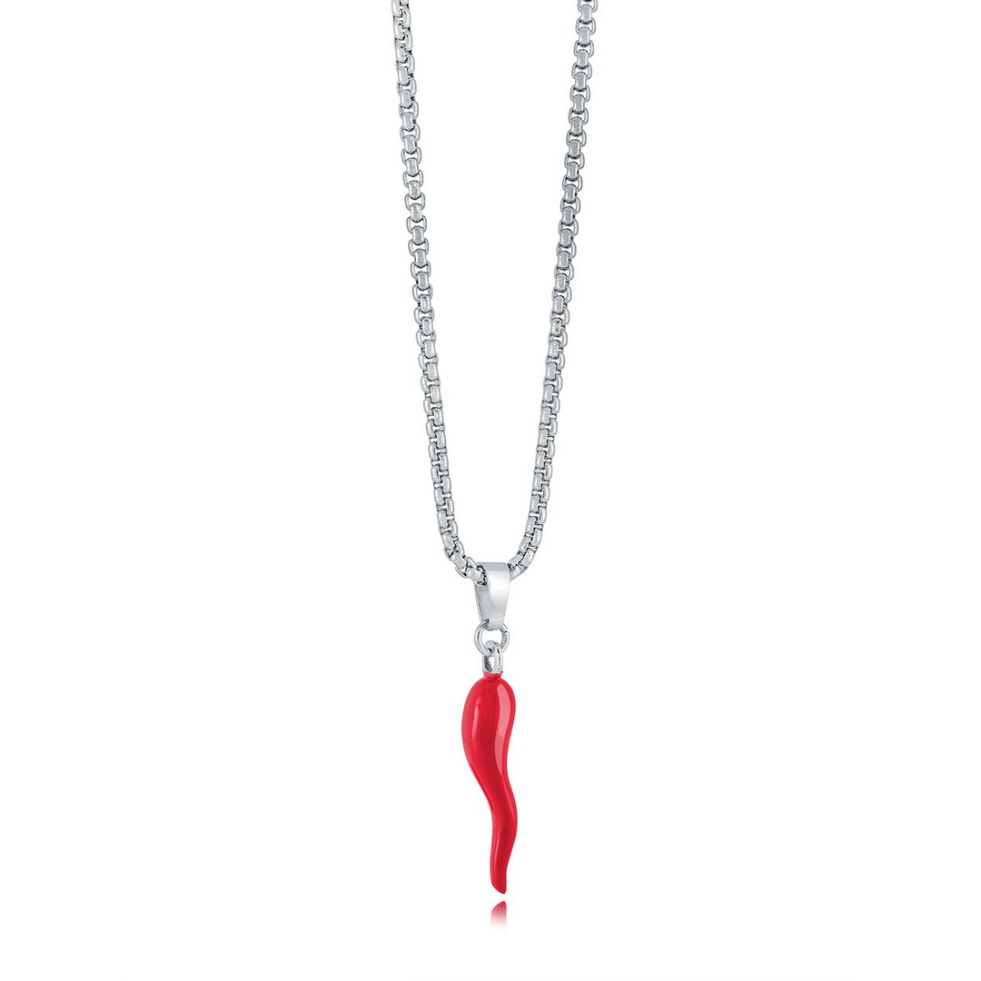 S.STEEL RED-ENAMEL MEDIUM-
CO
