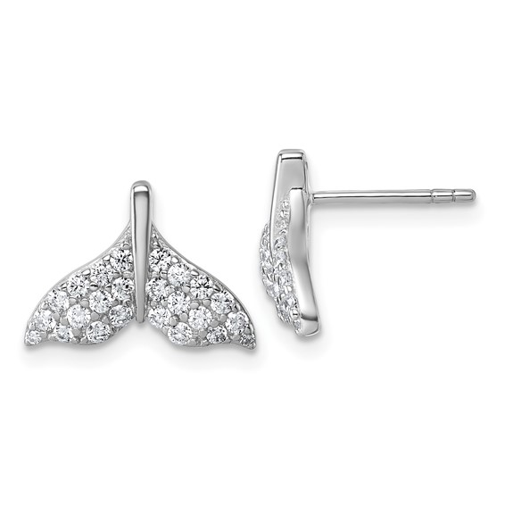 Sterling Silver Rhodium-Plated