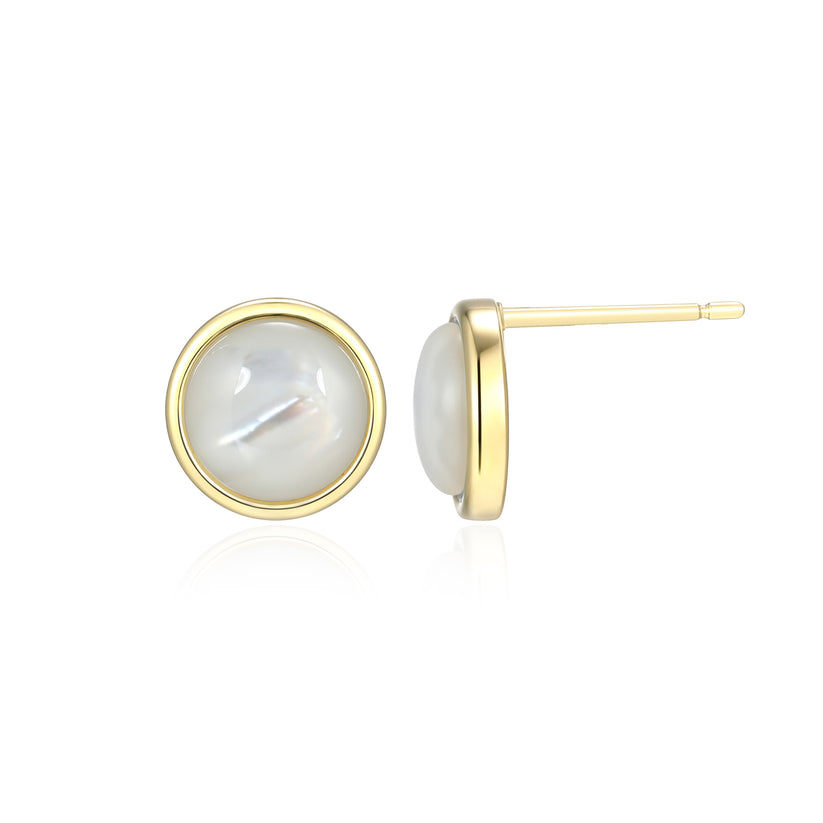 Sterling Silver Gold Plated Mo