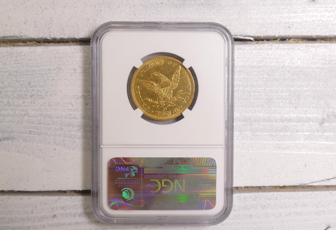U.S 1847 $10 NEW ORELEANS Mint AU DETAILS