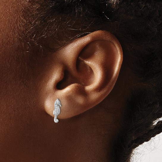 Sterling Silver Rhodium-Plated