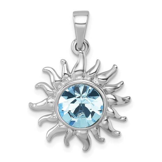 Sterling Silver Rhodium-Plated